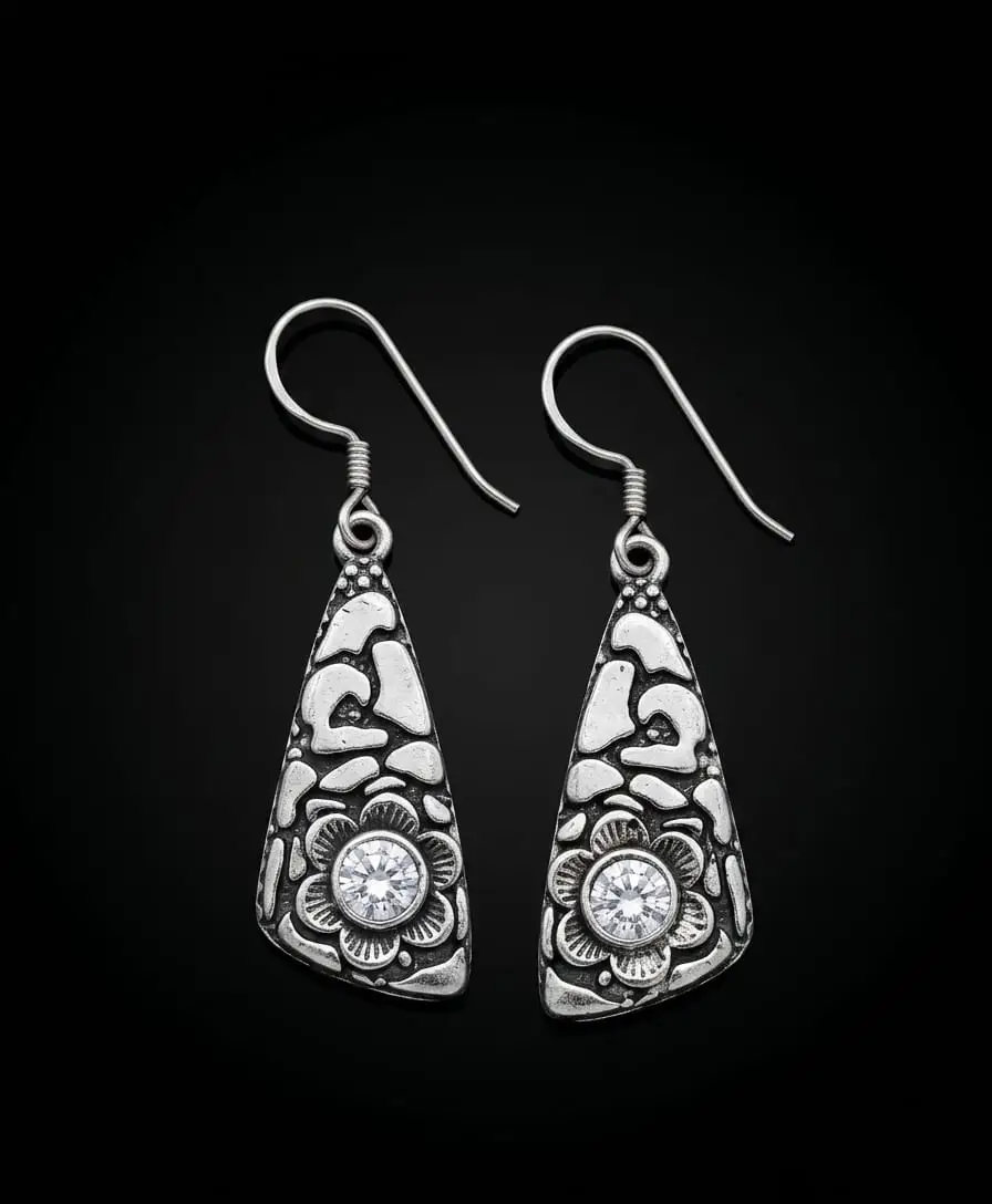 Antique Finish Petal Drops