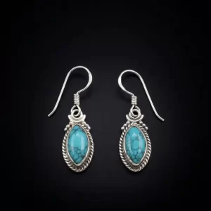Meenakari Oval Drop