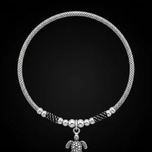 Whimsical Turtle Charm Necklace