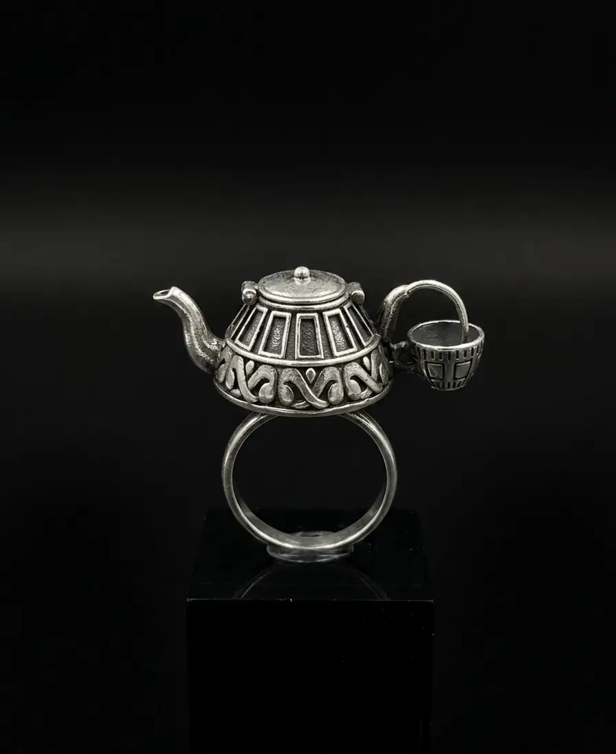Artisan Teapot Ring
