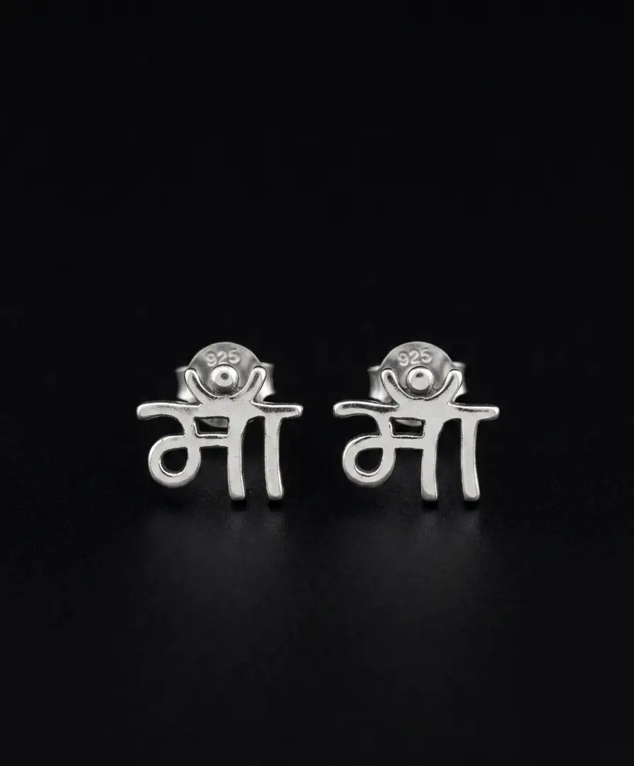 Maa Silver Studs