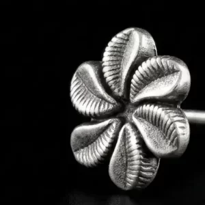 Petal Bloom Silver Nose Pin