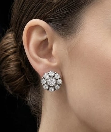 The Silver Daisy Studs - Image 2