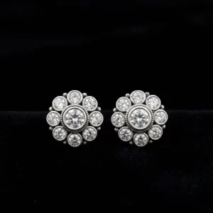 The Silver Daisy Studs