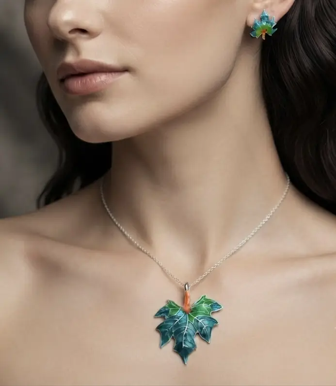 Elegant & Nature Inspired Pendant Set - Image 2