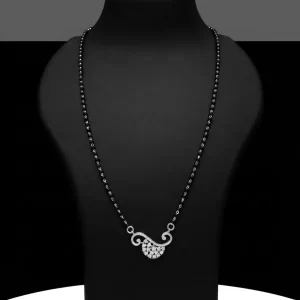 Contemporary Floral Motif Mangalsutra