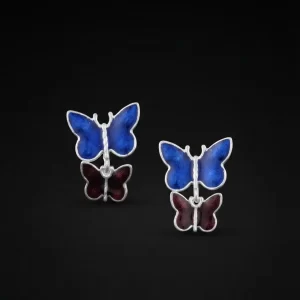 Double Butterfly Earrings
