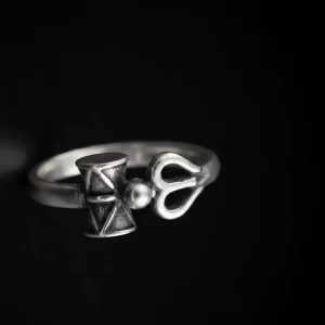 Spiritual Trishul & Damru Ring