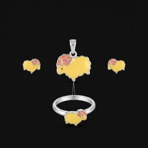 Sheep Baby Pendant Set