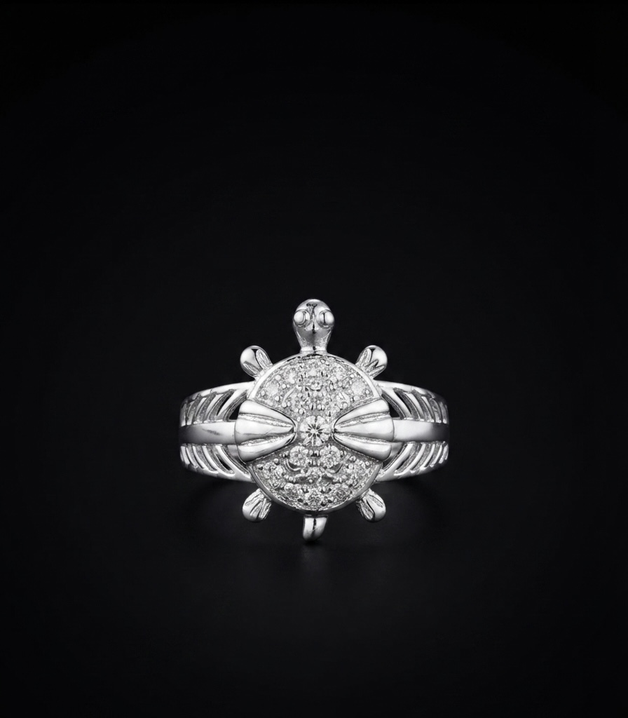 Sparkling Turtle Ring