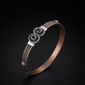 Ananta Spiral Handcrafted Silver Noa