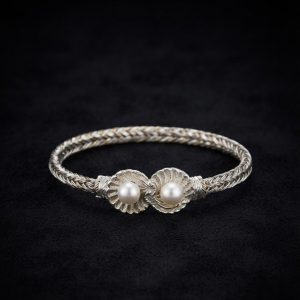 Mukta Shukti Handcrafted Silver Braided Noa