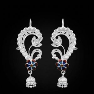 The Mayura Meenakari Kaan Pasha Ear Cuffs