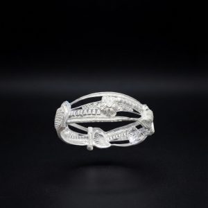 Sankha Bloom Handcrafted Silver Chur