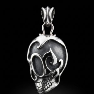 The Eclipse Carved Skull Pendant