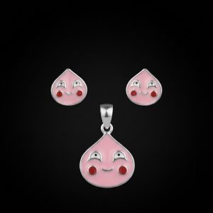 Little Rosy Cheeks Silver Kids Set