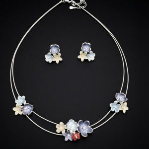 Enchanted Garden  & Ladybug Necklace Set